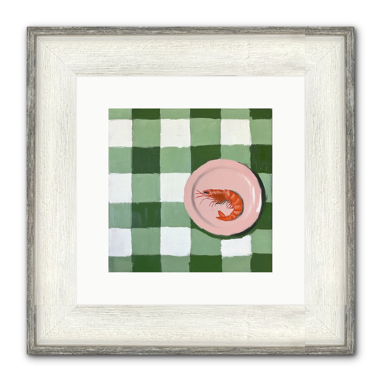 Harbor Prize Framed Print - Driftwood White 10x10