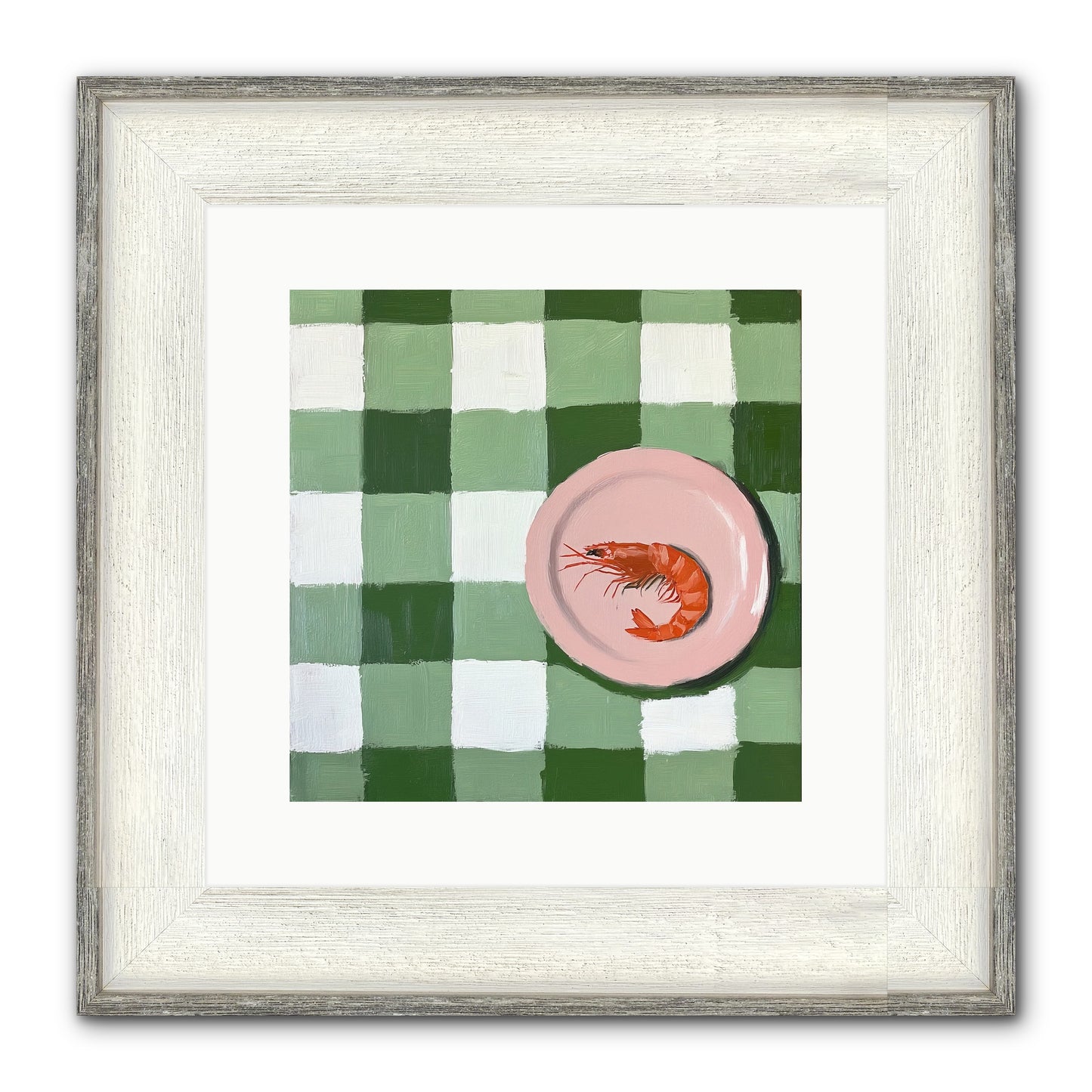 Harbor Prize Framed Print - Driftwood White 12x12