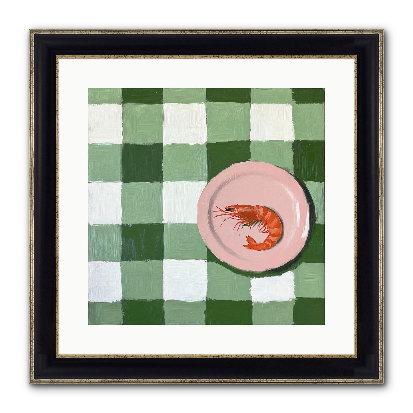 Harbor Prize Framed Print - Black & Gold 16x16