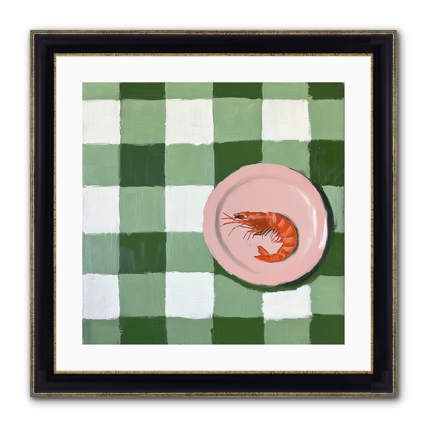 Harbor Prize Framed Print - Black & Gold 20x20