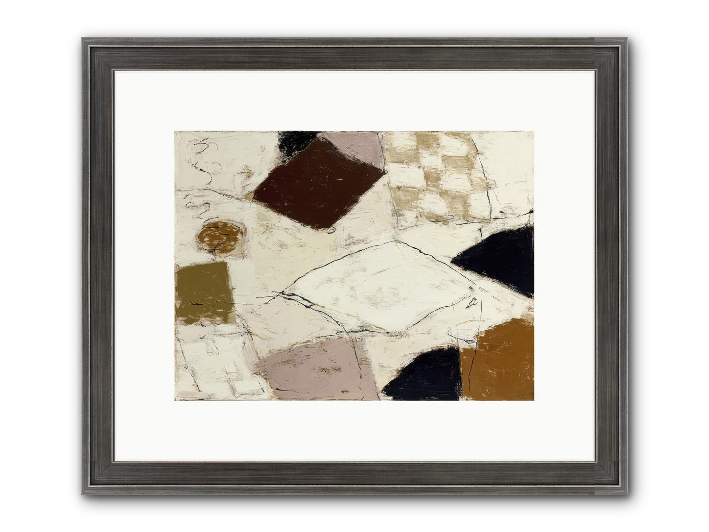 Harbored Framed Print - Slimwoods Black/Silver 12x9