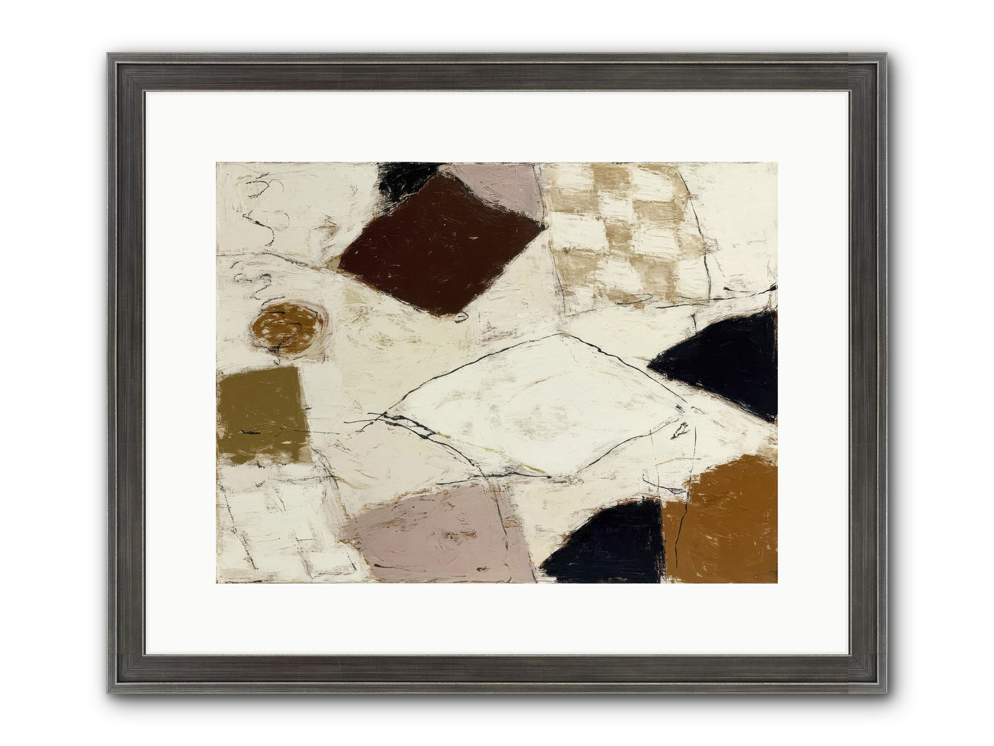 Harbored Framed Print - Slimwoods Black/Silver 16x12