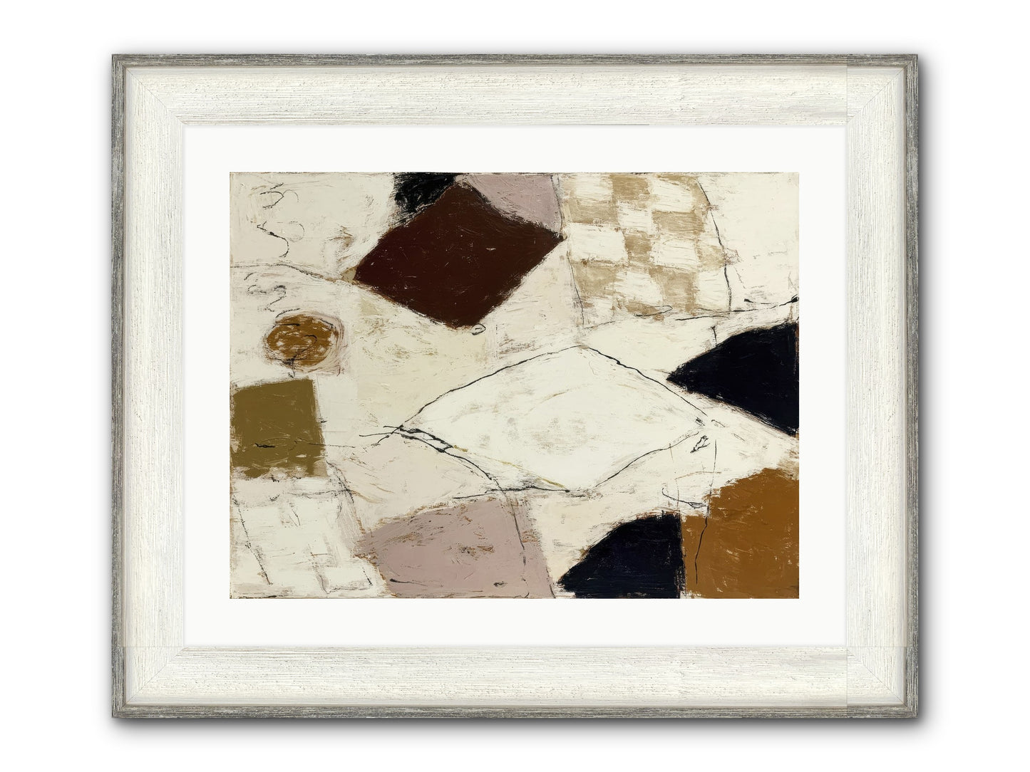 Harbored Framed Print - Driftwood White 24x18