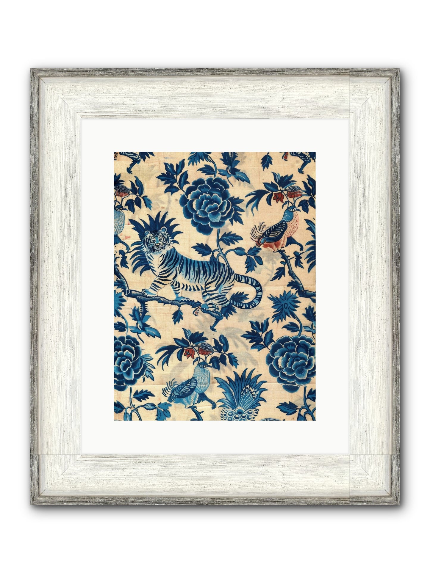 Harlowe Framed Print - Driftwood White 12x16