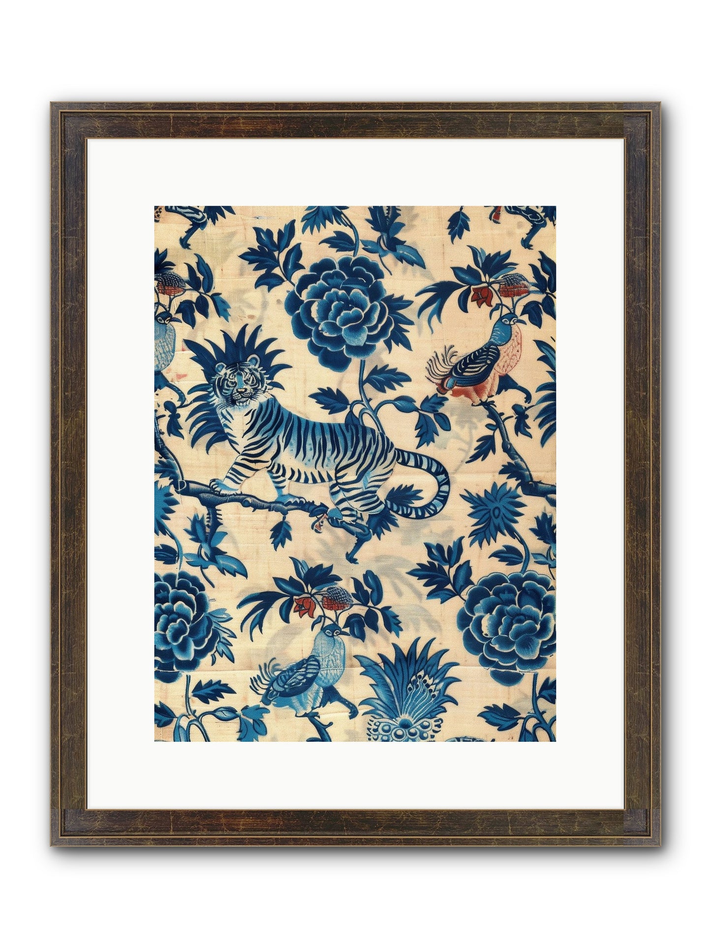 Harlowe Framed Print - Slimwoods Black/Gold 12x16