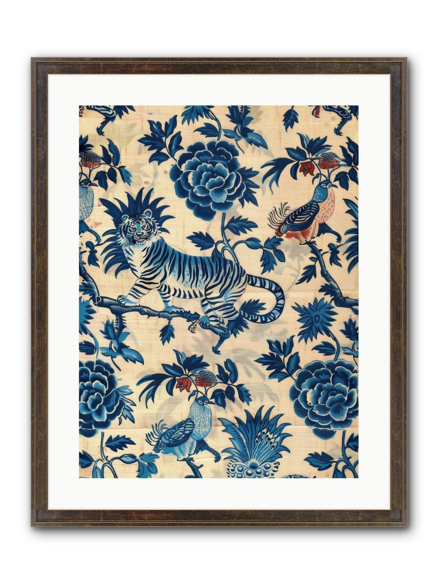 Harlowe Framed Print - Slimwoods Black/Gold 18x24
