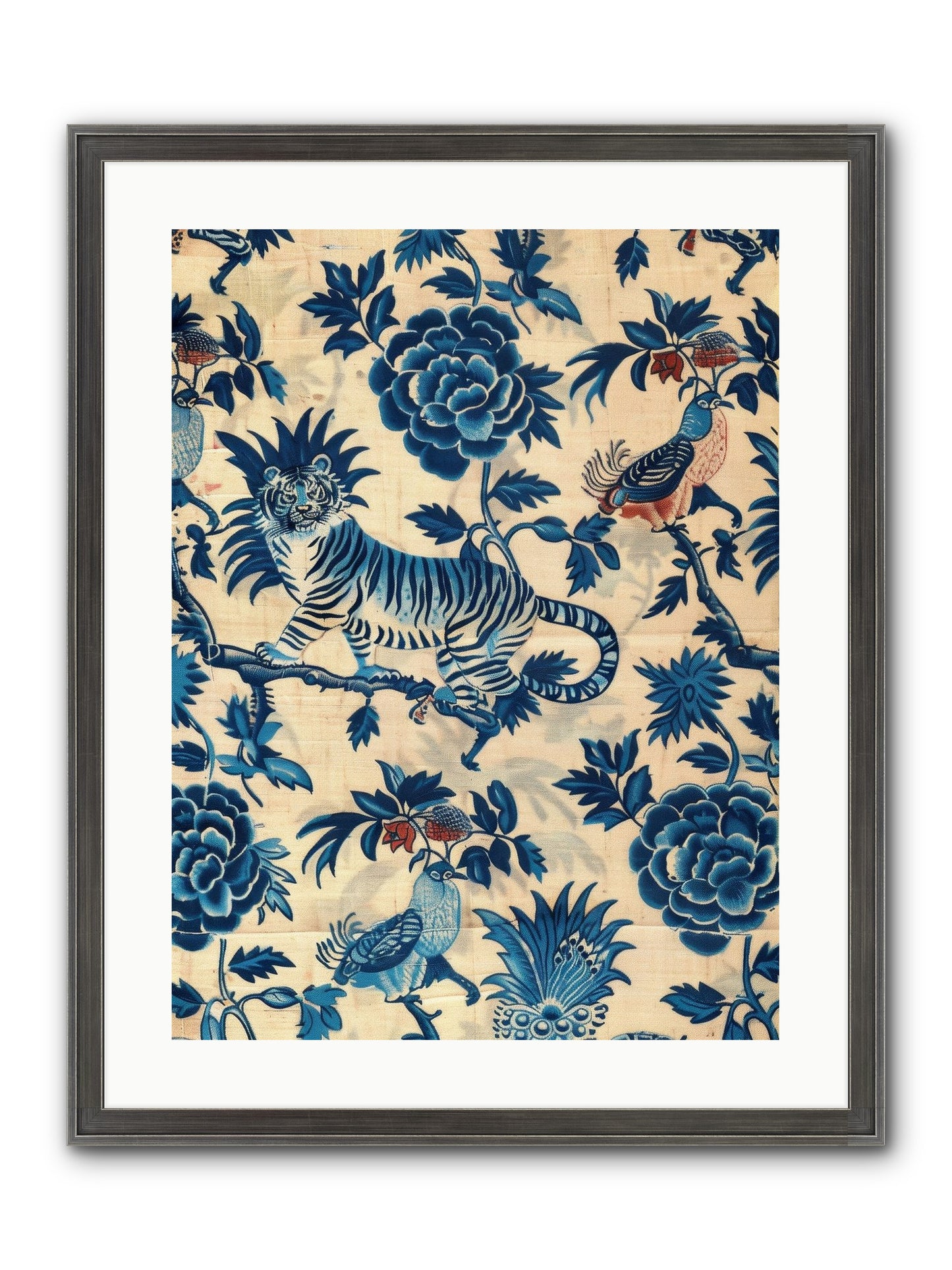 Harlowe Framed Print - Slimwoods Black/Silver 18x24