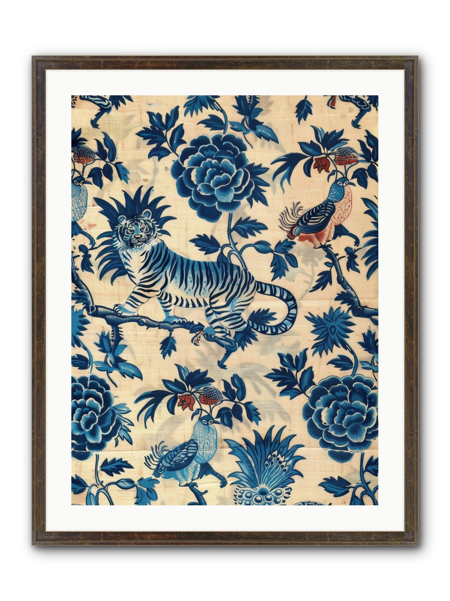 Harlowe Framed Print - Slimwoods Black/Gold 24x32