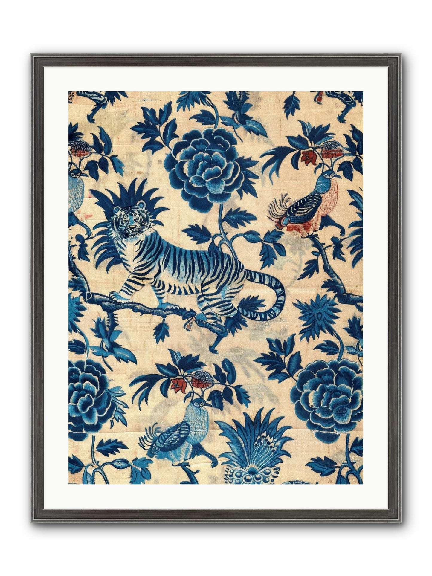 Harlowe Framed Print - Slimwoods Black/Silver 24x32