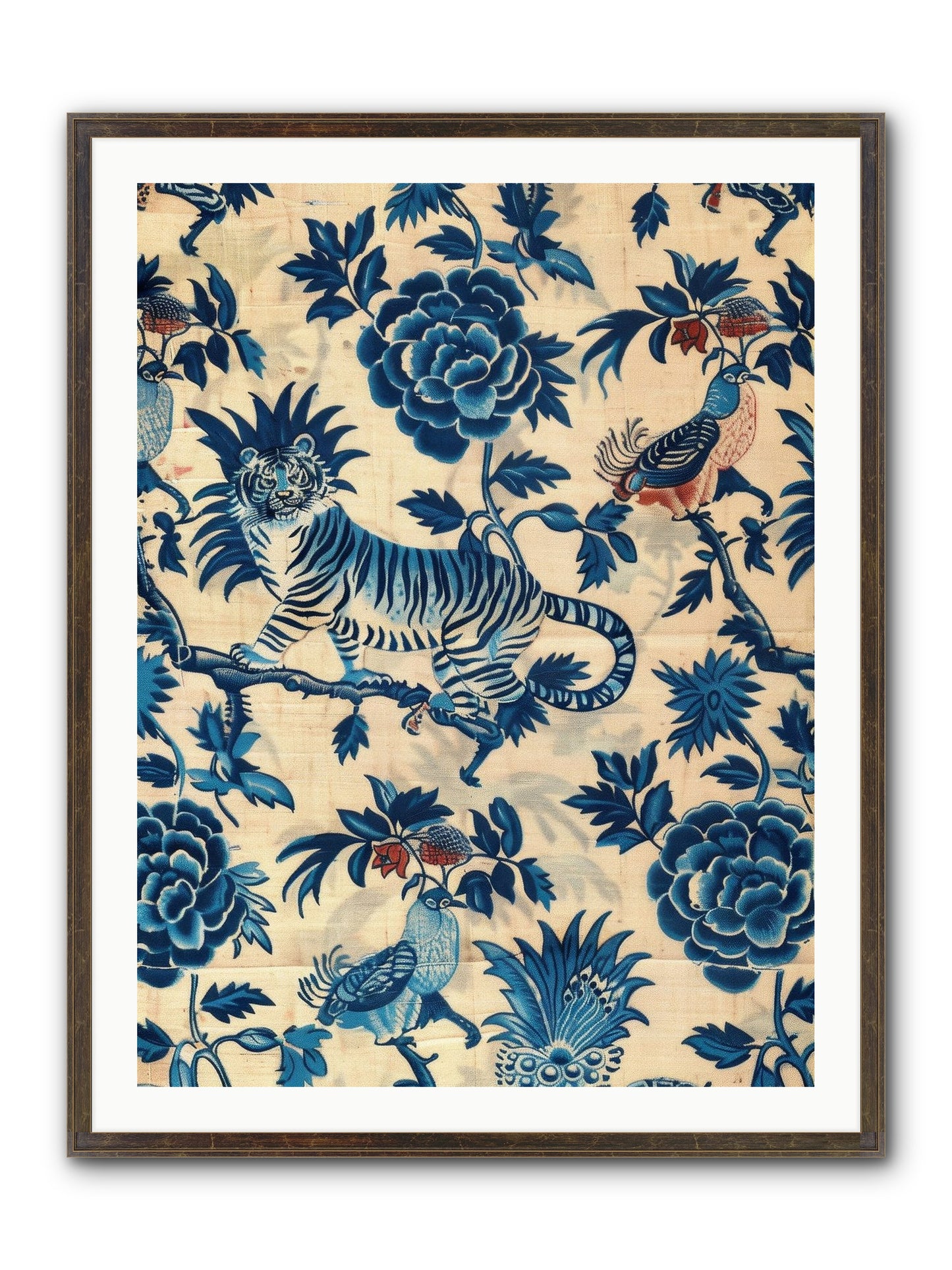 Harlowe Framed Print - Slimwoods Black/Gold 30x40