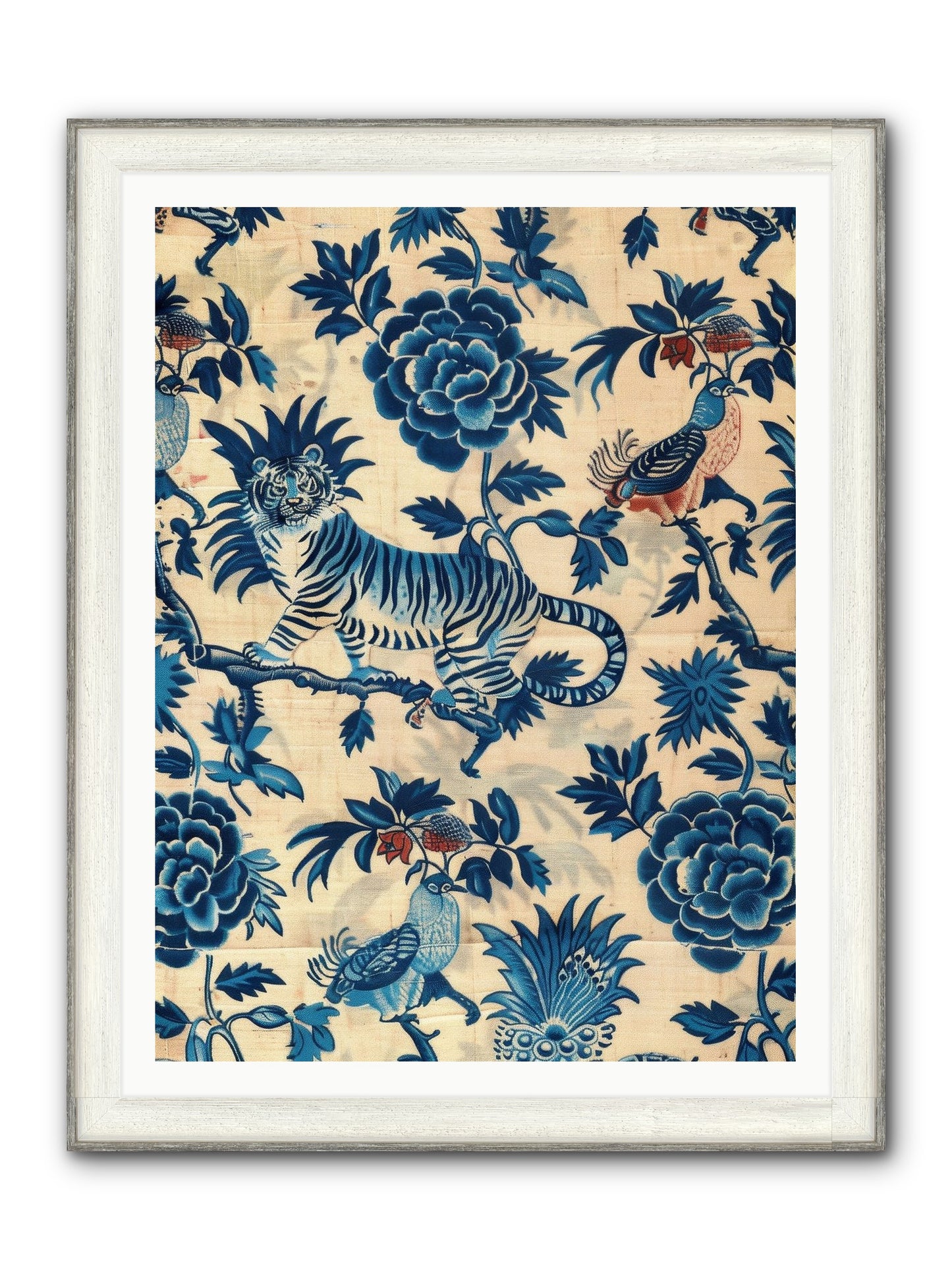 Harlowe Framed Print - Driftwood White 36x48