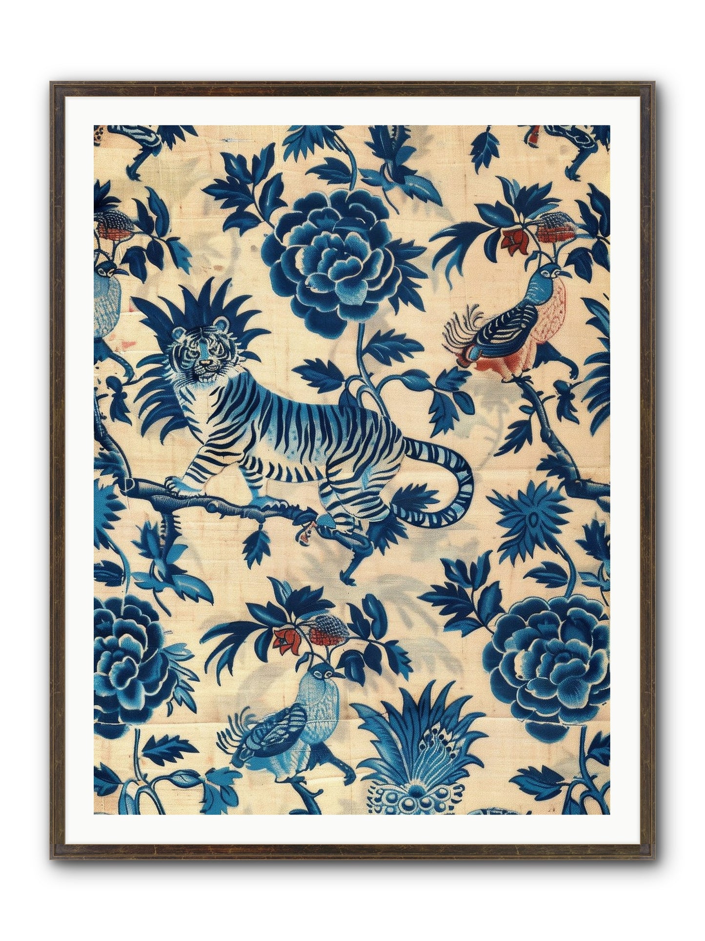 Harlowe Framed Print - Slimwoods Black/Gold 36x48