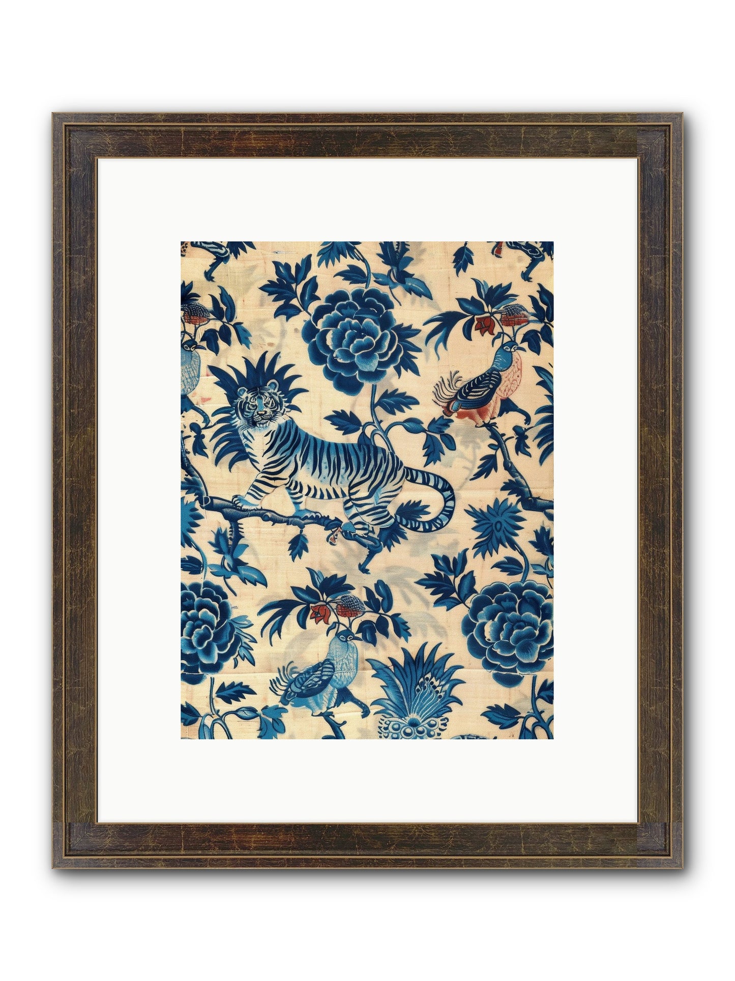 Harlowe Framed Print - Slimwoods Black/Gold 9x12