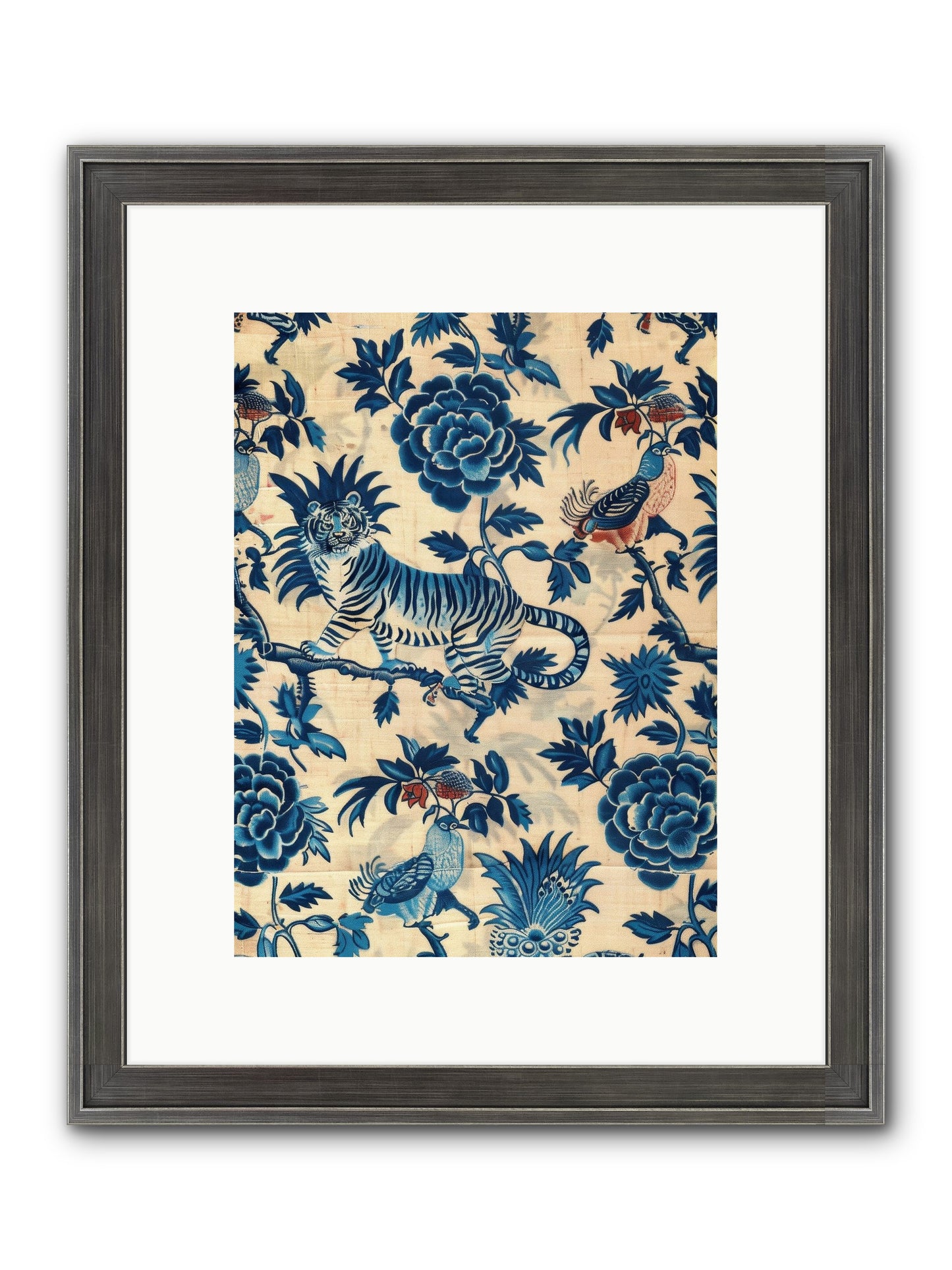 Harlowe Framed Print - Slimwoods Black/Silver 9x12