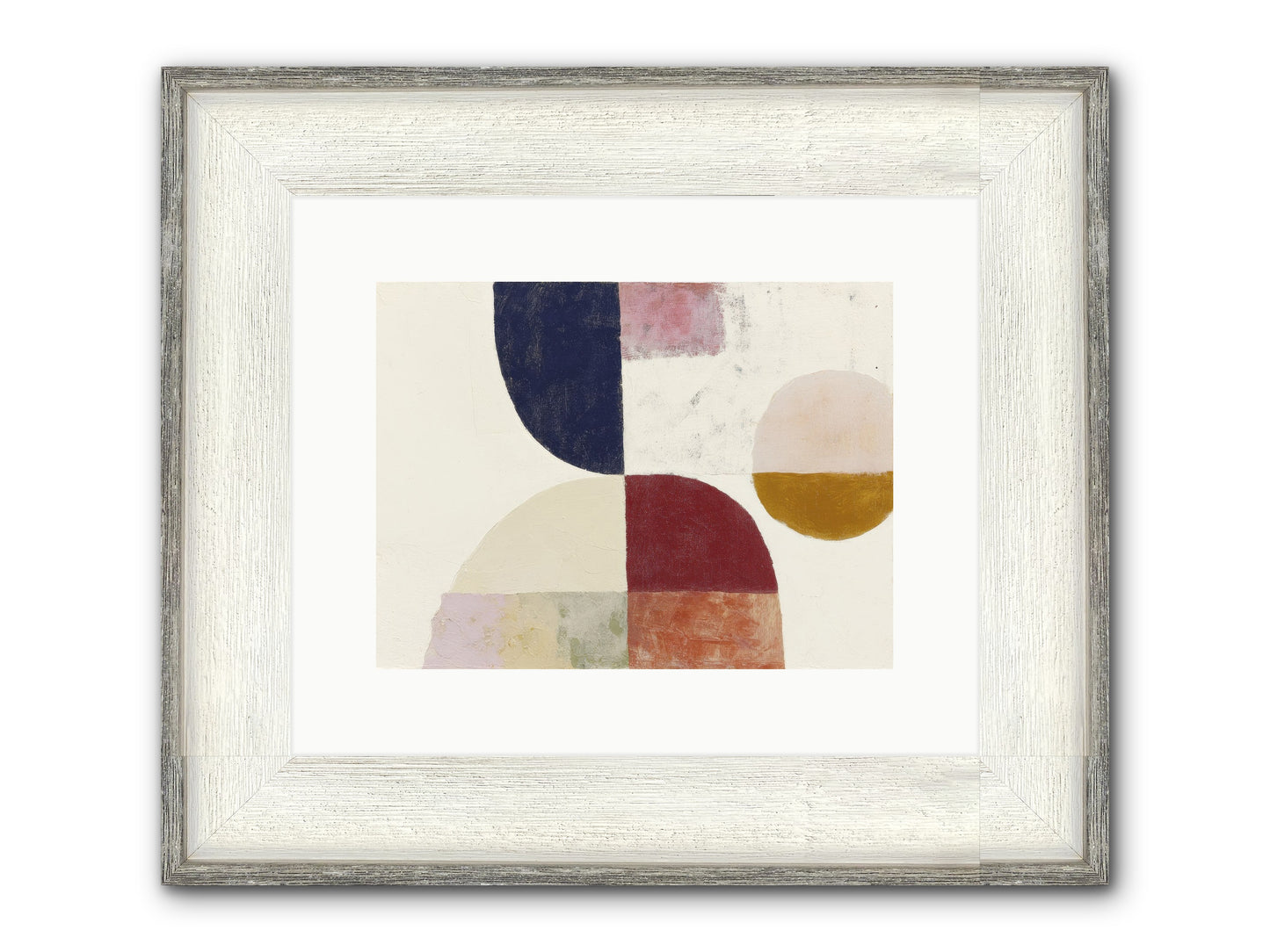 Harrow Gleam Framed Print - Driftwood White 12x9