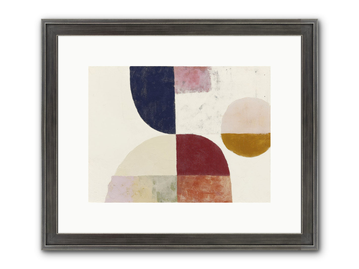 Harrow Gleam Framed Print - Slimwoods Black/Silver 12x9