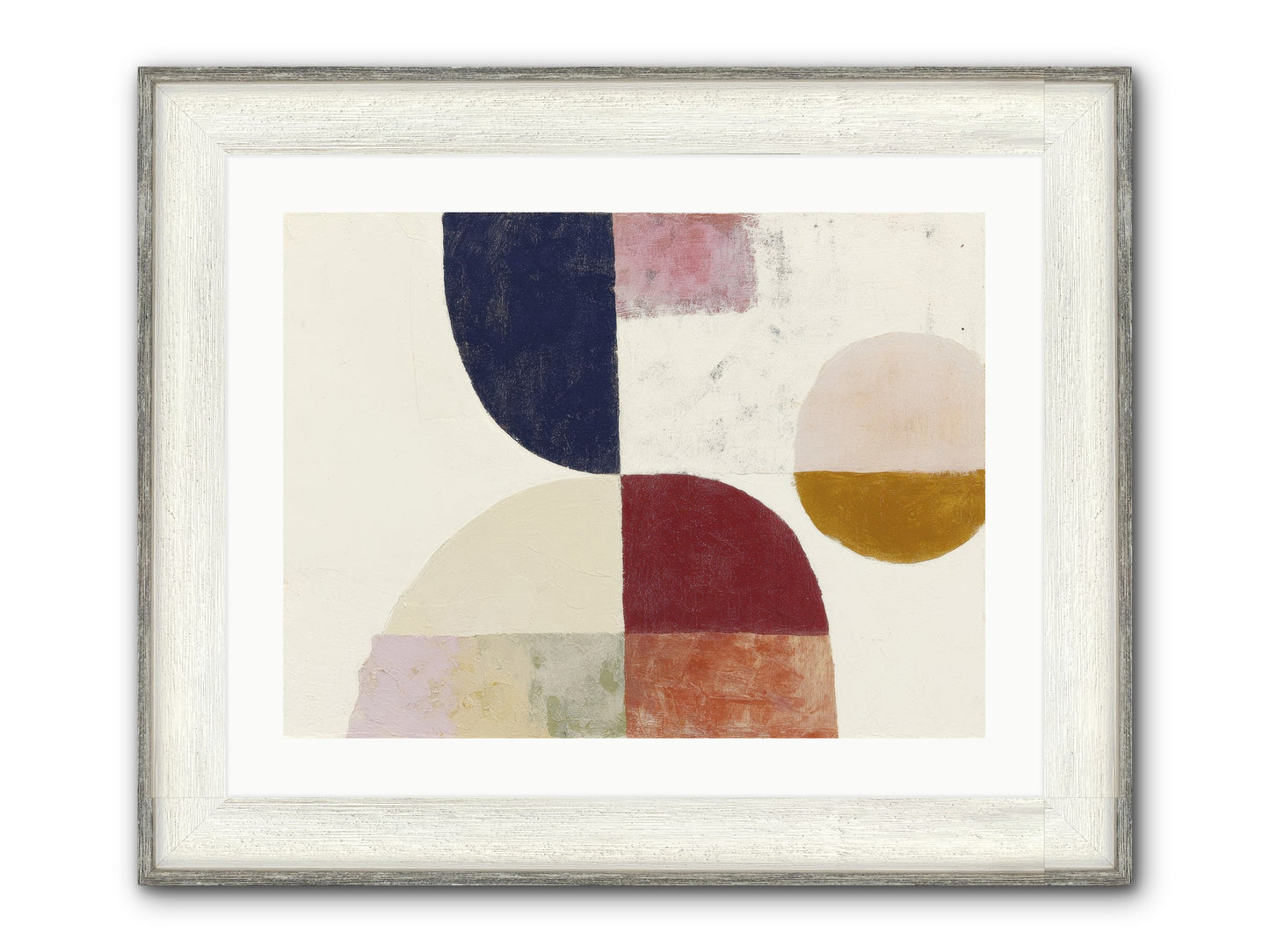 Harrow Gleam Framed Print - Driftwood White 24x18