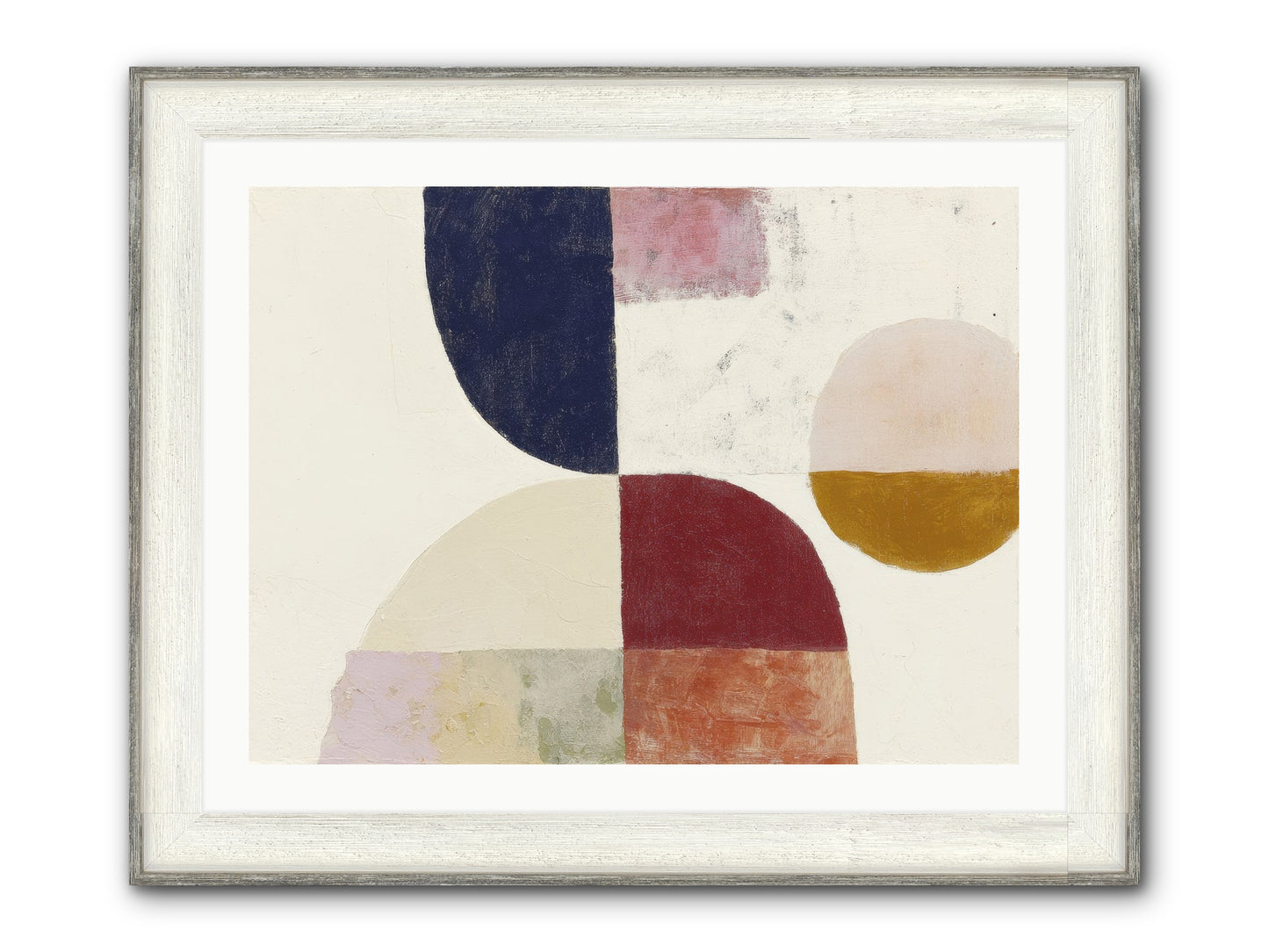 Harrow Gleam Framed Print - Driftwood White 32x24