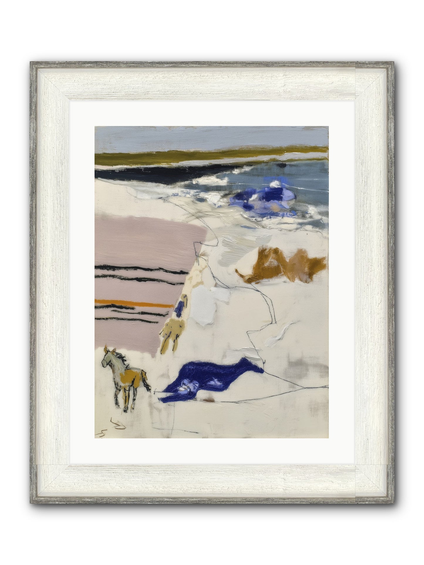 Harvest Of Mists Framed Print - Driftwood White 18x24