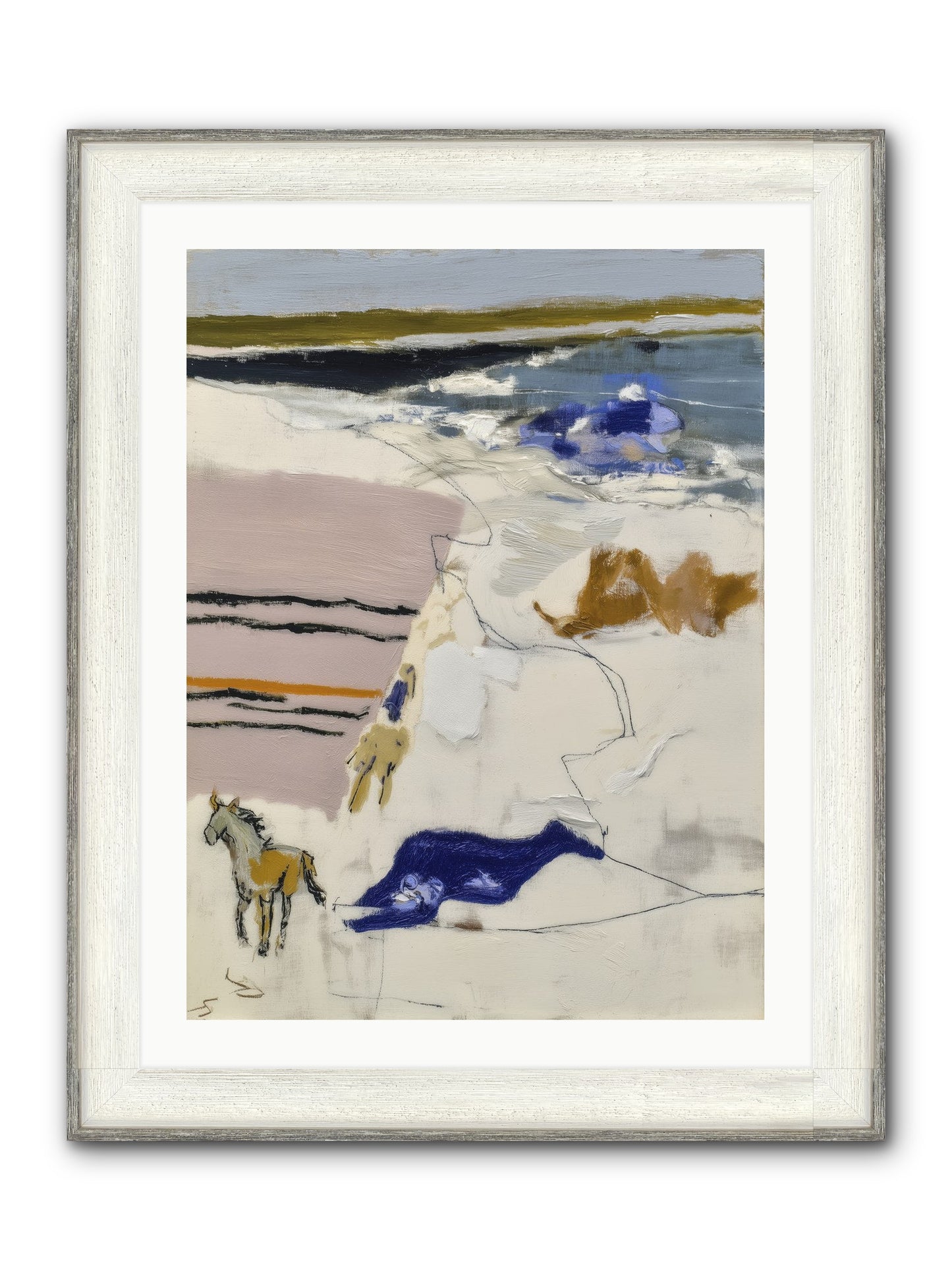 Harvest Of Mists Framed Print - Driftwood White 24x32