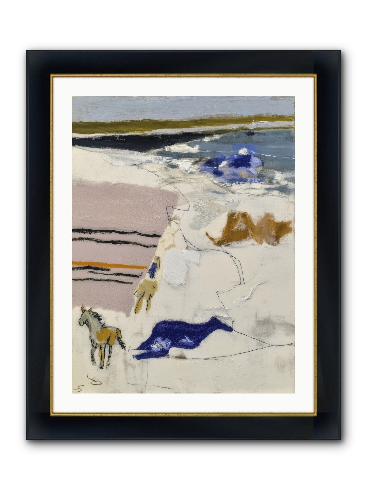 Harvest Of Mists Framed Print - Wide Black w/Gold 24x32