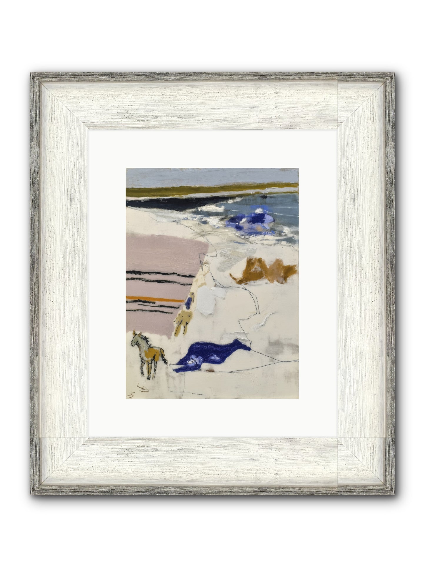Harvest Of Mists Framed Print - Driftwood White 9x12