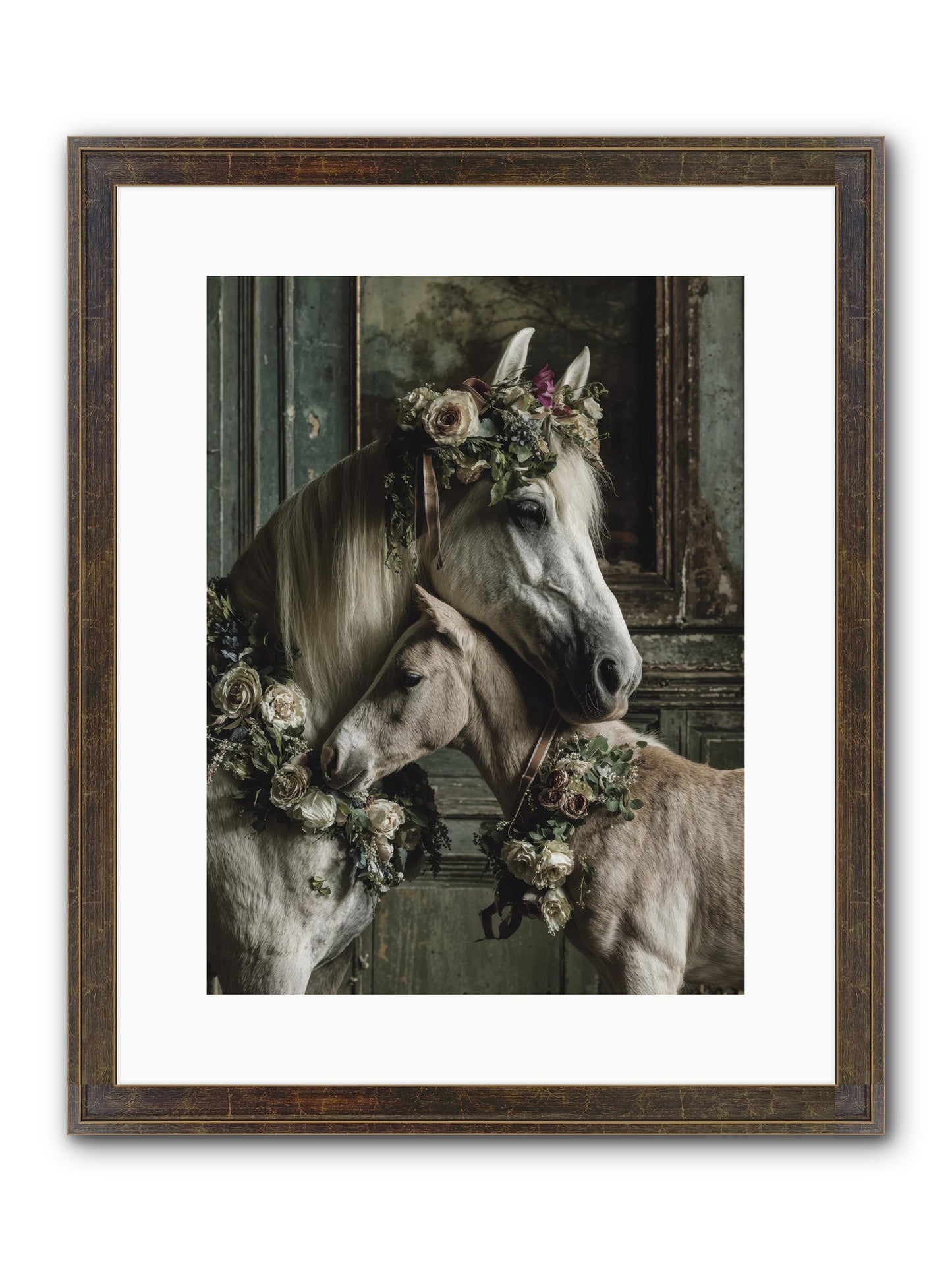 Havisham Framed Print - Slimwoods Black/Gold 12x16