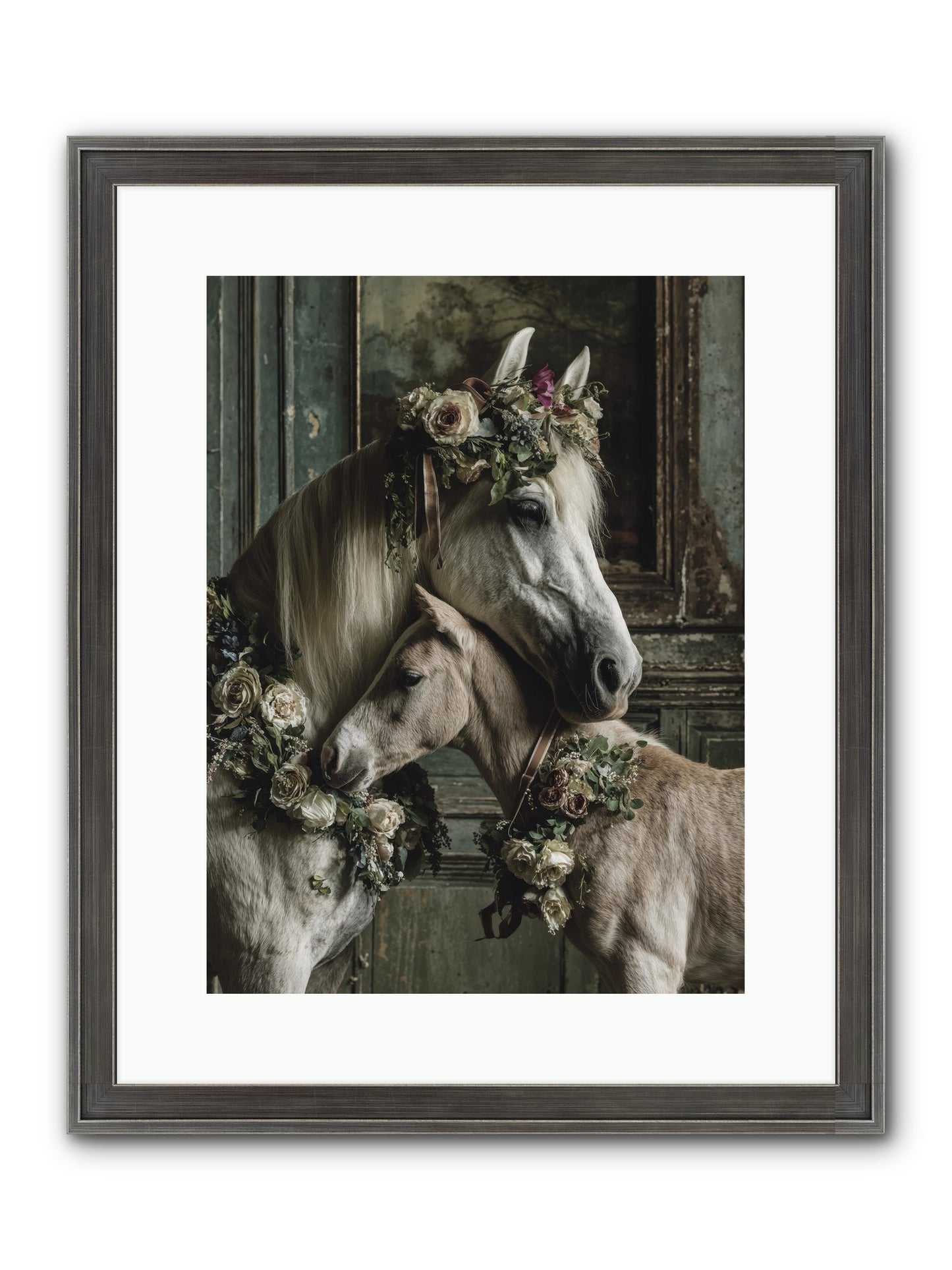 Havisham Framed Print - Slimwoods Black/Silver 12x16