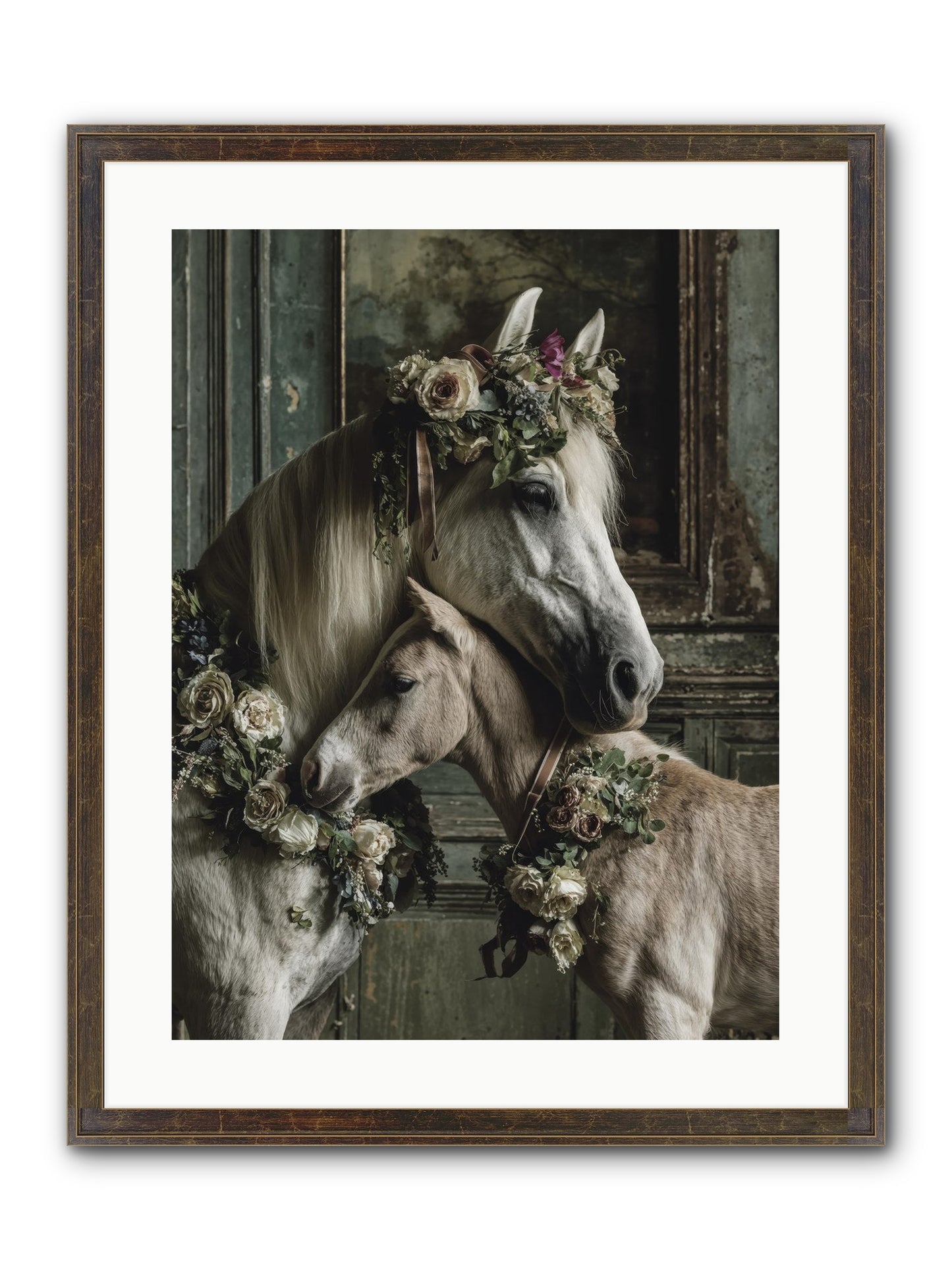 Havisham Framed Print - Slimwoods Black/Gold 18x24