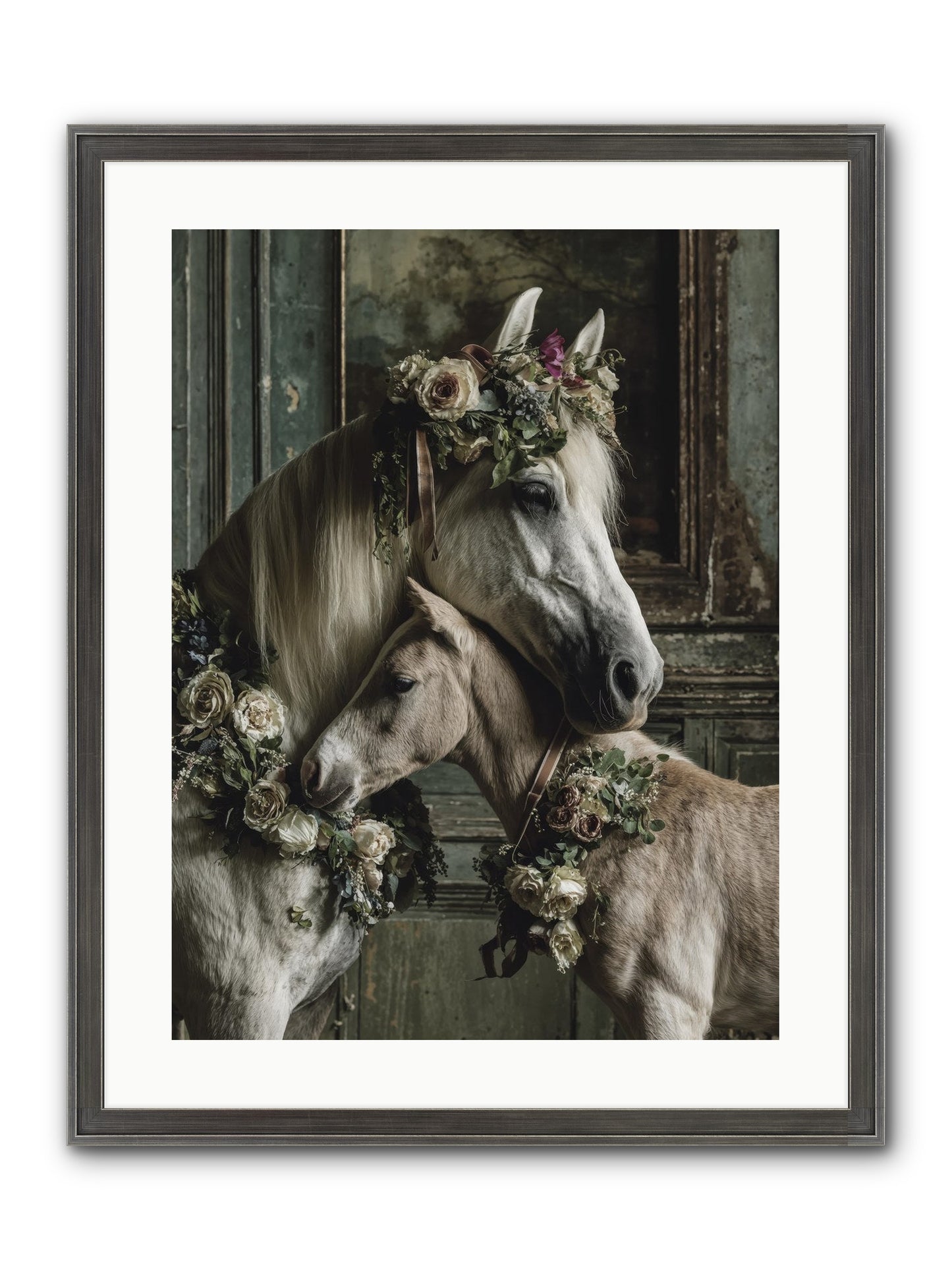 Havisham Framed Print - Slimwoods Black/Silver 18x24
