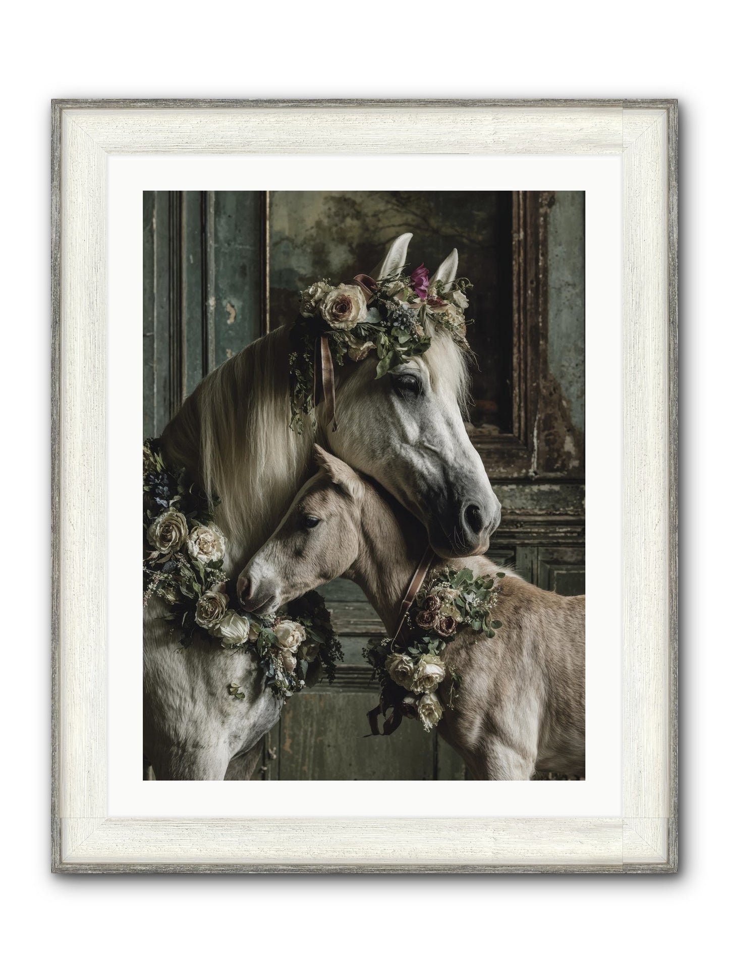 Havisham Framed Print - Driftwood White 24x32