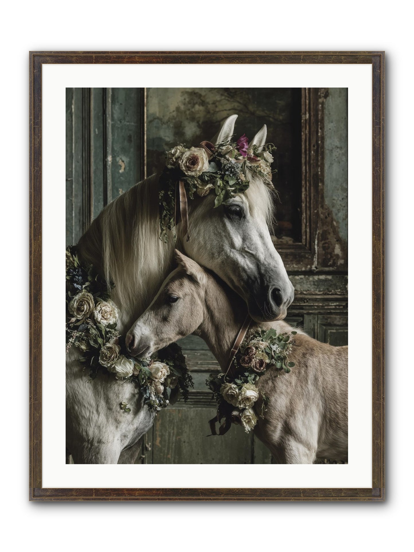 Havisham Framed Print - Slimwoods Black/Gold 24x32