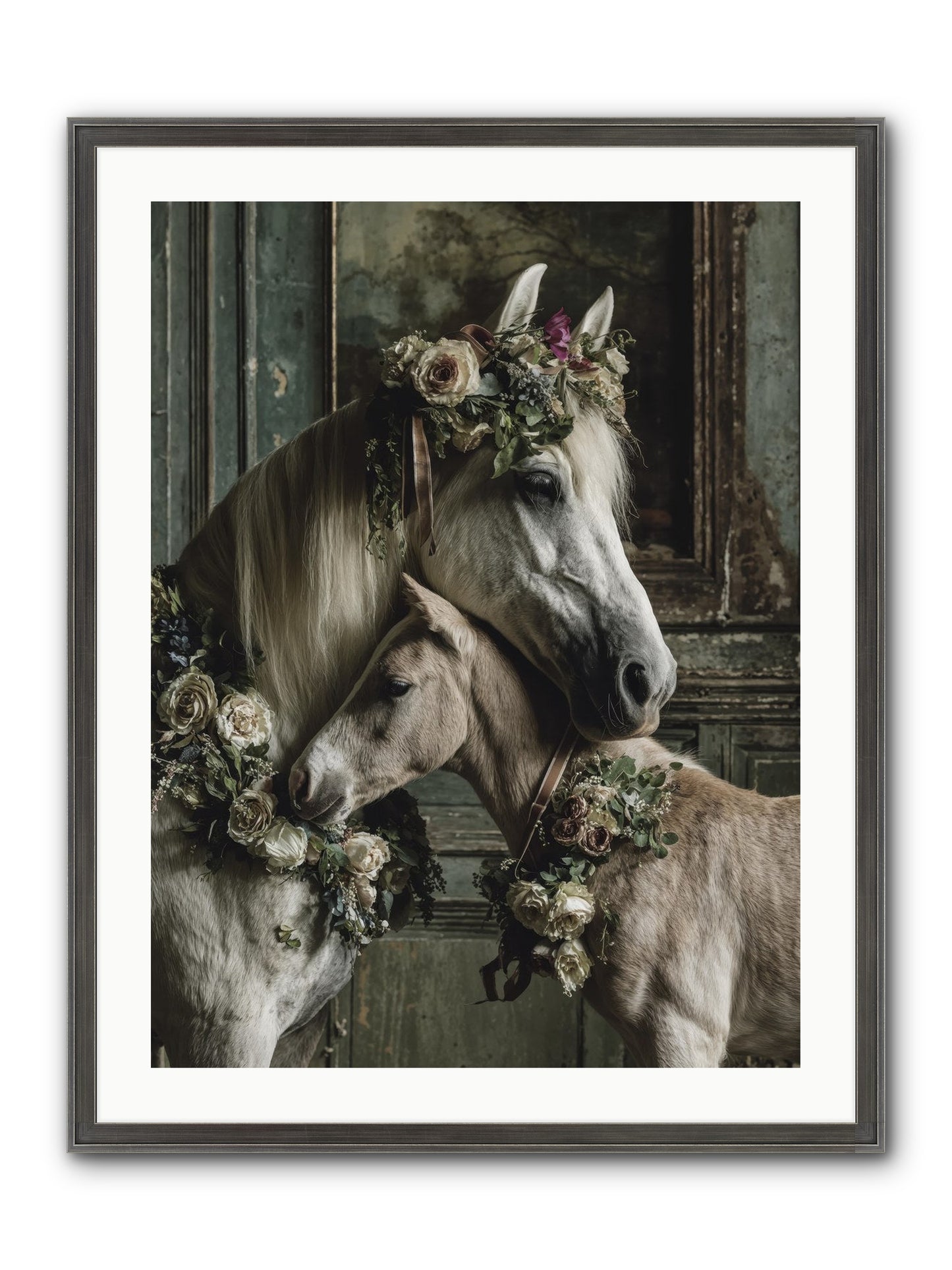 Havisham Framed Print - Slimwoods Black/Silver 24x32