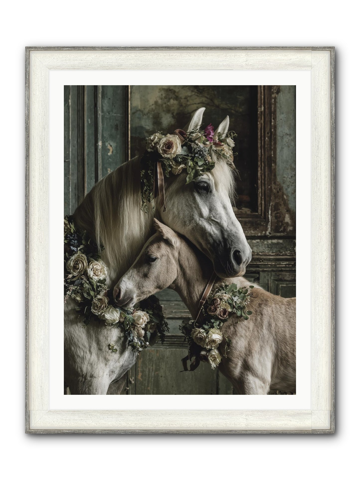 Havisham Framed Print - Driftwood White 30x40