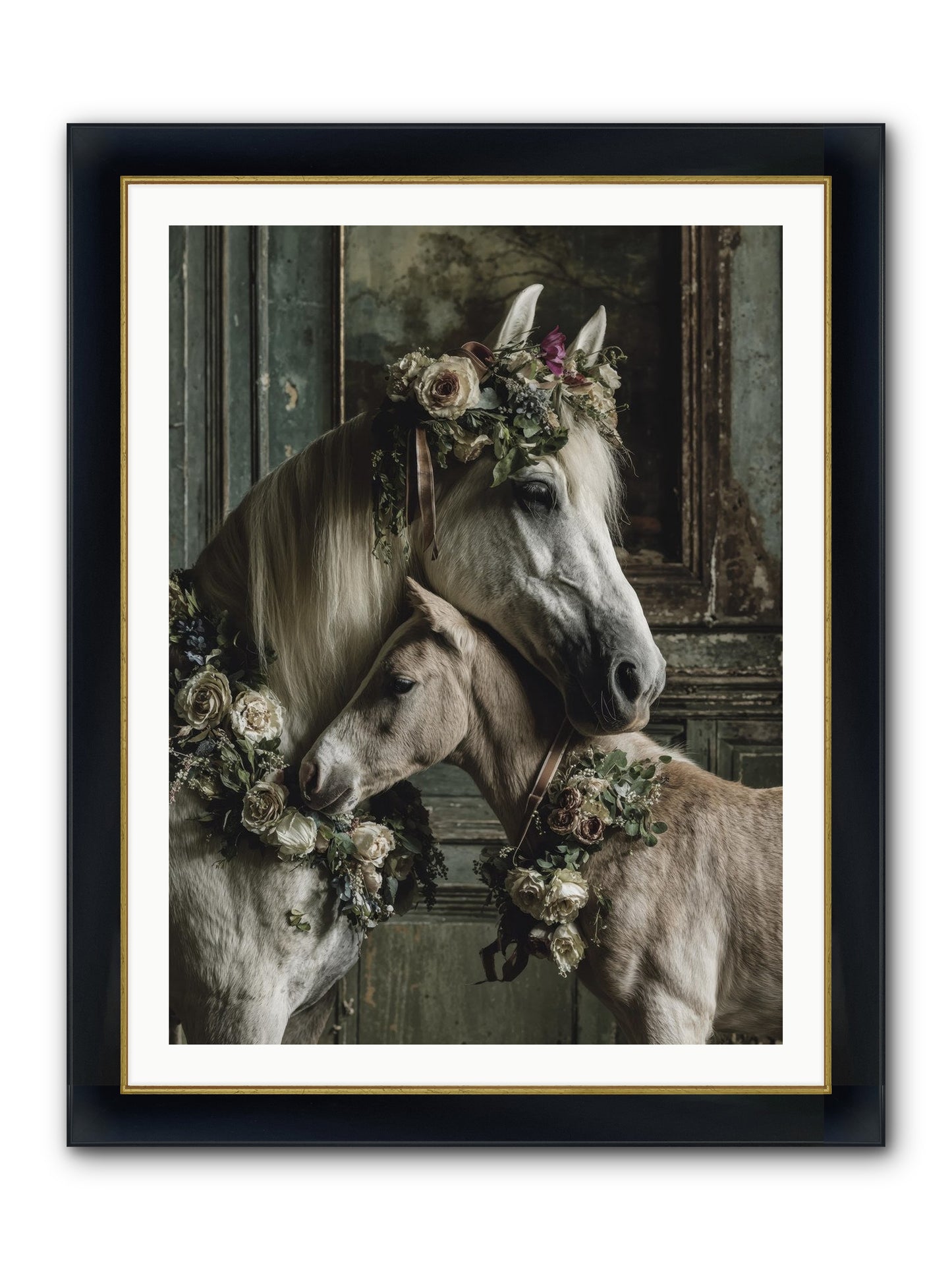 Havisham Framed Print - Wide Black w/Gold 30x40