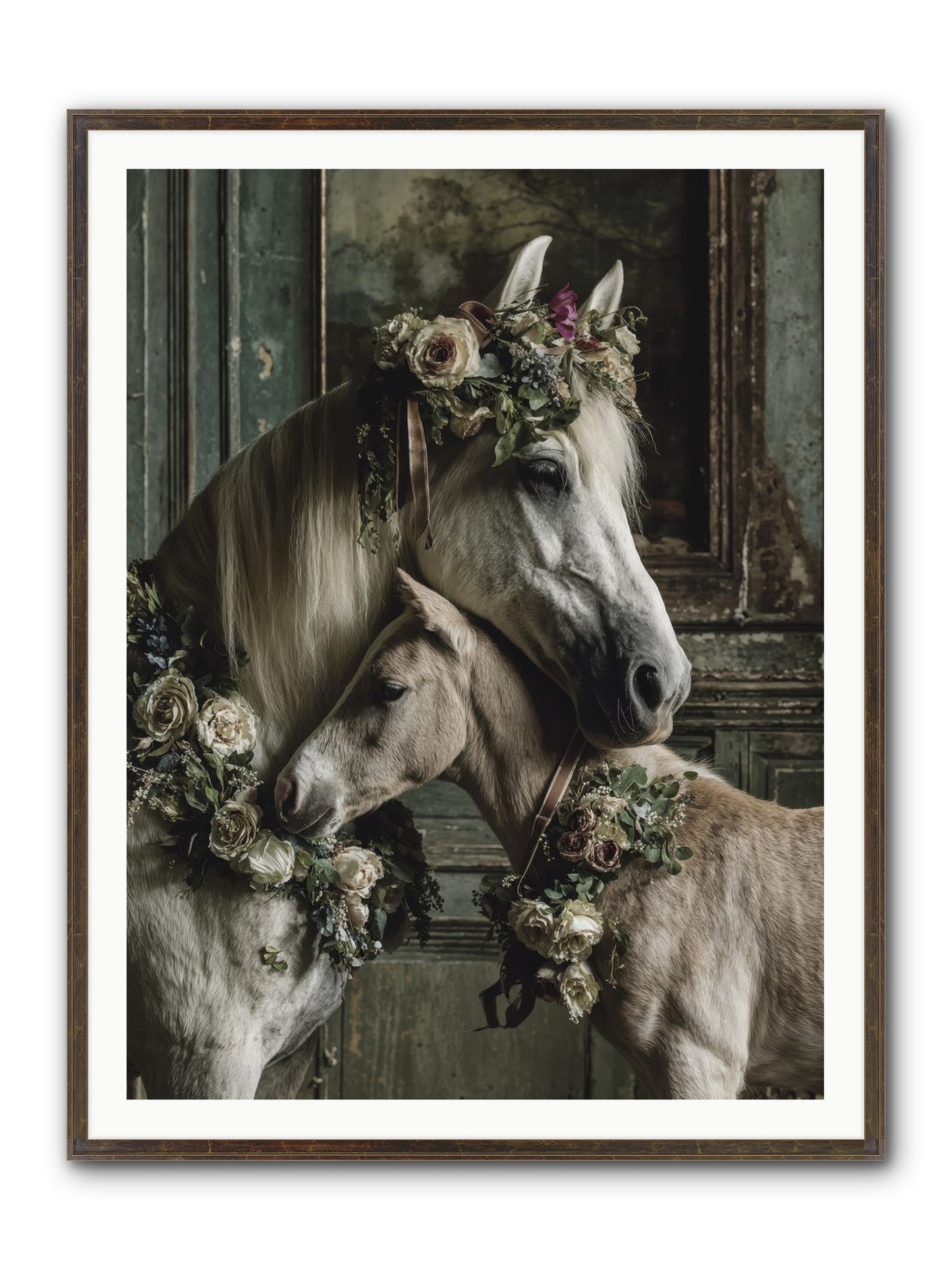Havisham Framed Print - Slimwoods Black/Gold 36x48