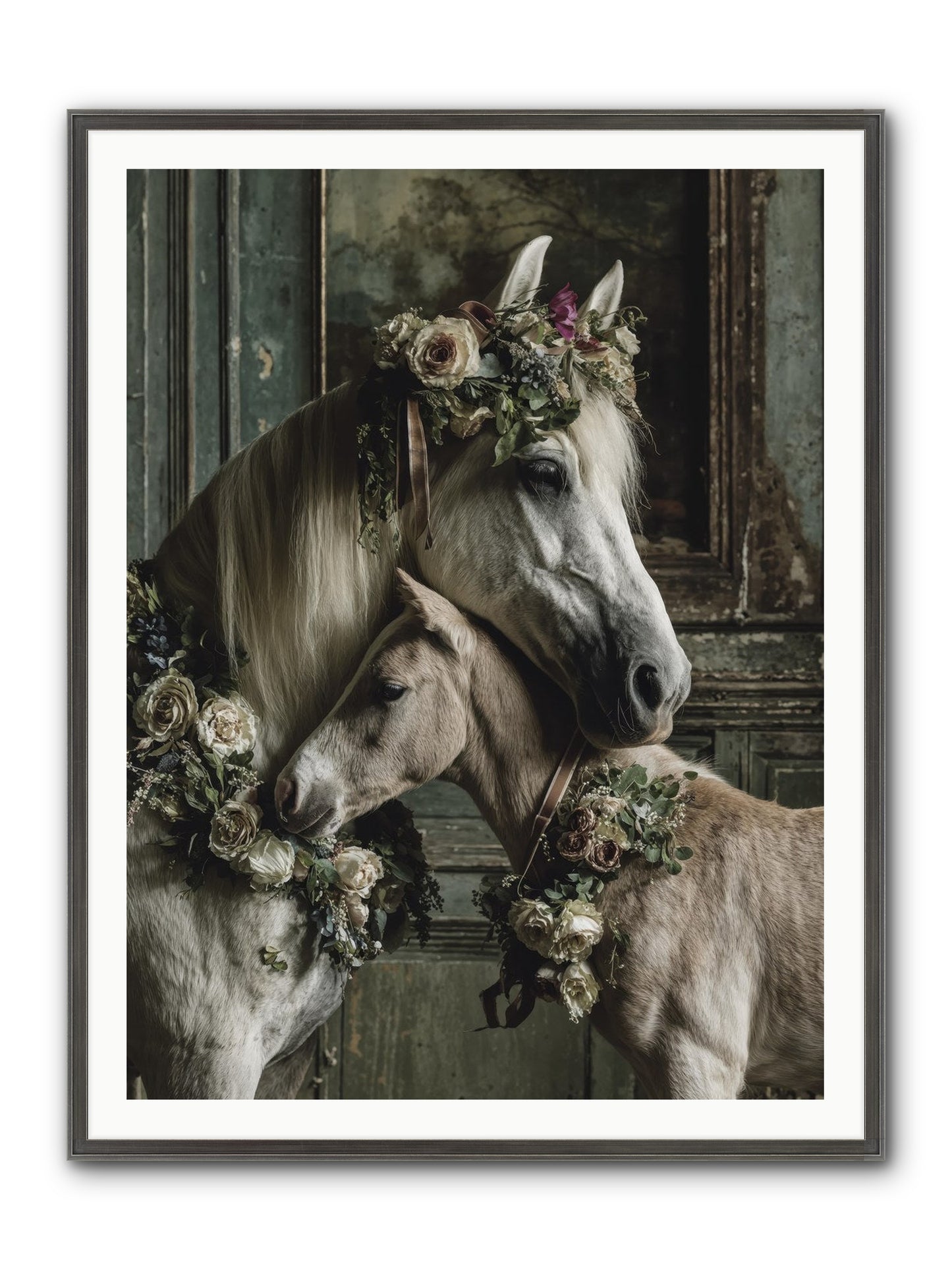 Havisham Framed Print - Slimwoods Black/Silver 36x48
