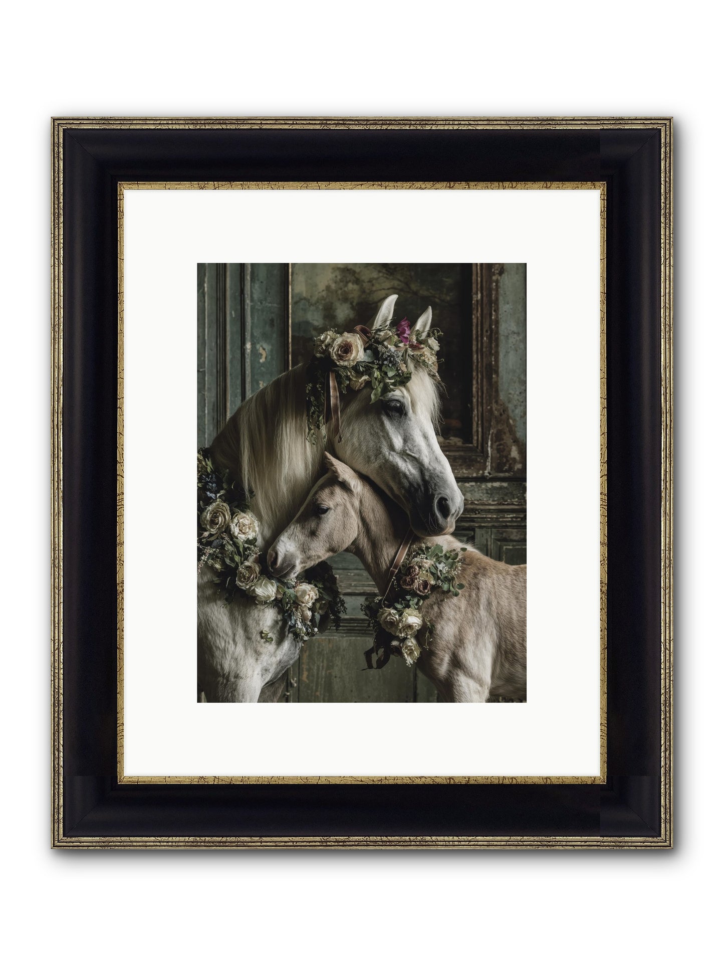 Havisham Framed Print - Black & Gold 9x12