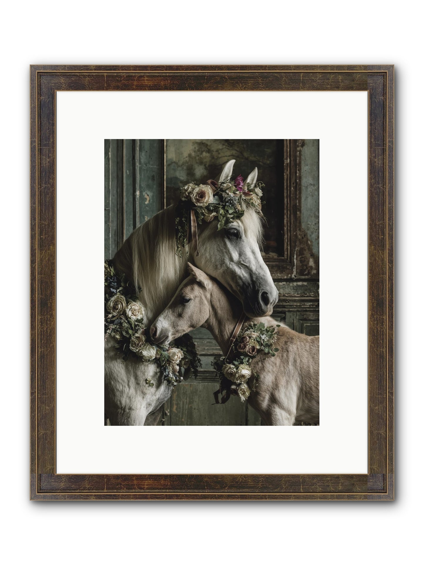 Havisham Framed Print - Slimwoods Black/Gold 9x12