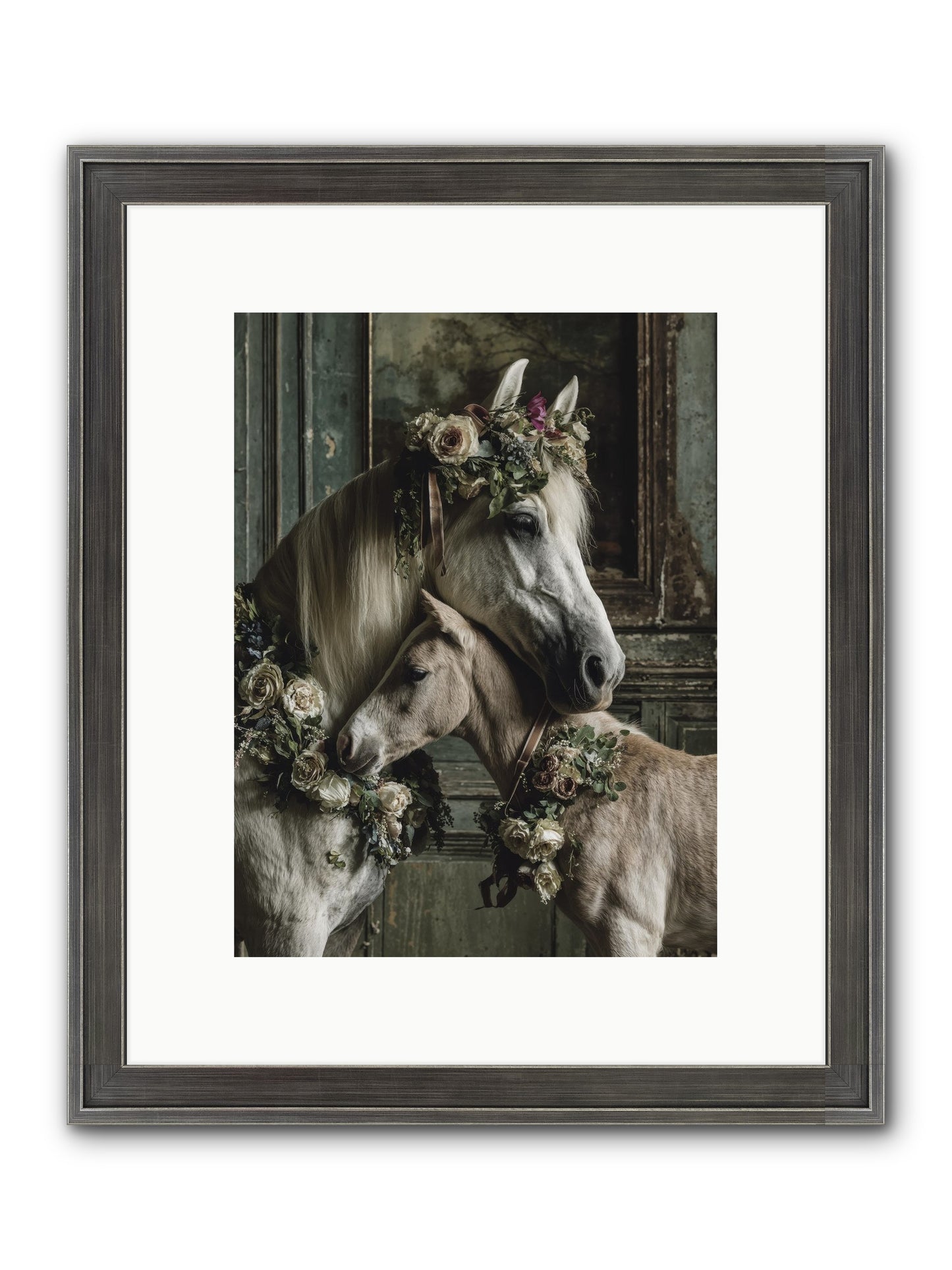 Havisham Framed Print - Slimwoods Black/Silver 9x12