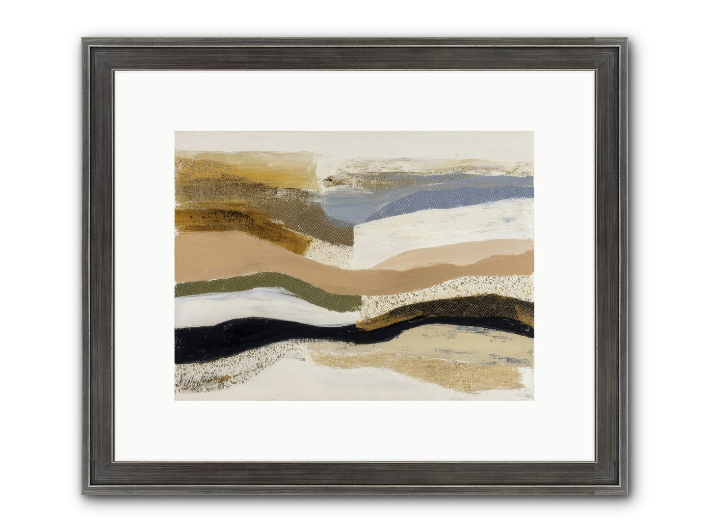 Haze No.1 Framed Print - Slimwoods Black/Silver 12x9