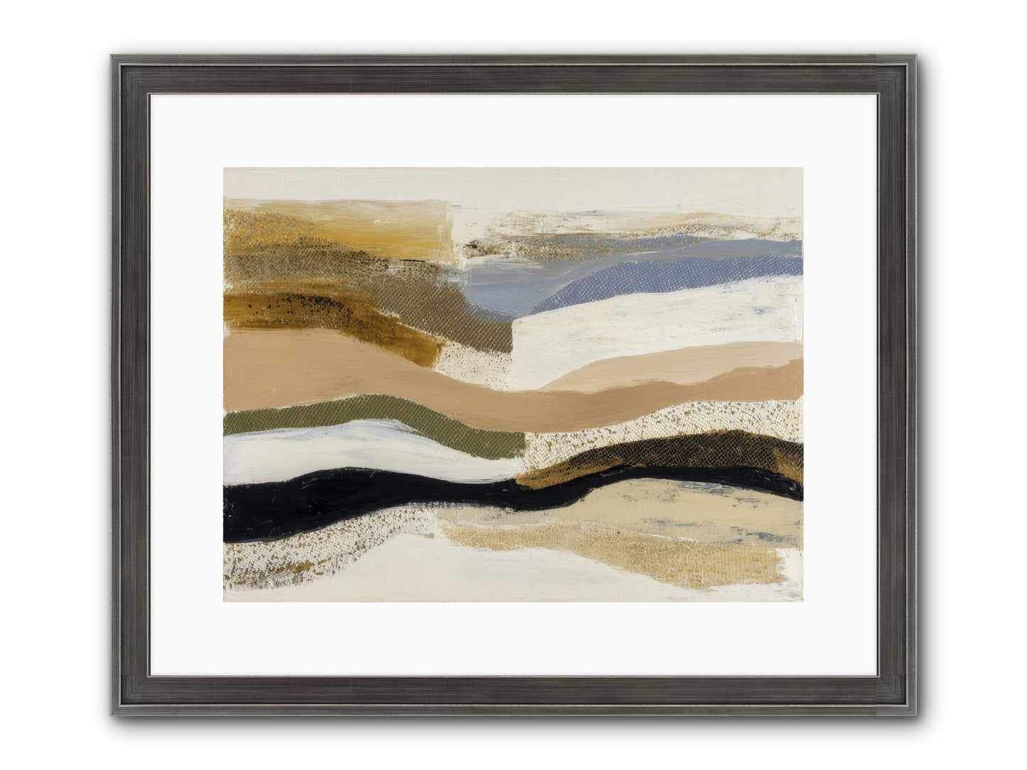 Haze No.1 Framed Print - Slimwoods Black/Silver 16x12