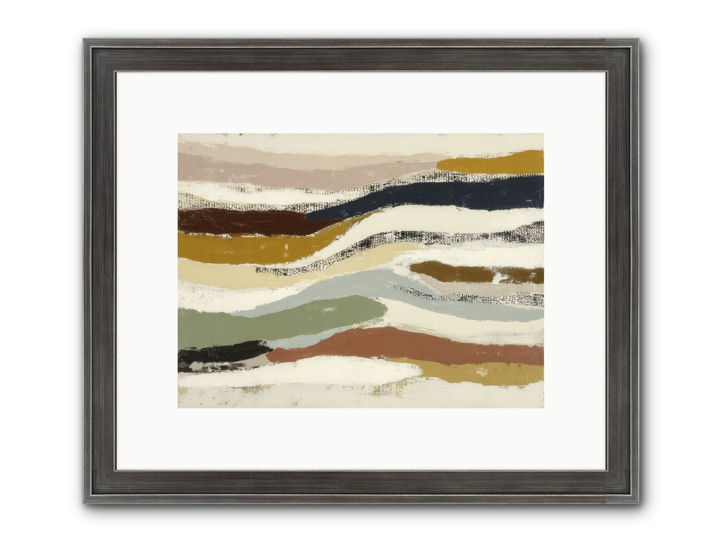 Haze No.2 Framed Print - Slimwoods Black/Silver 12x9