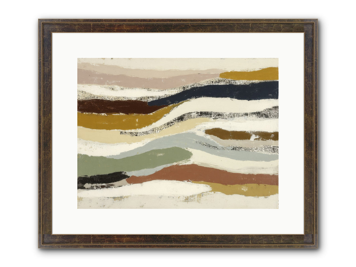 Haze No.2 Framed Print - Slimwoods Black/Gold 16x12