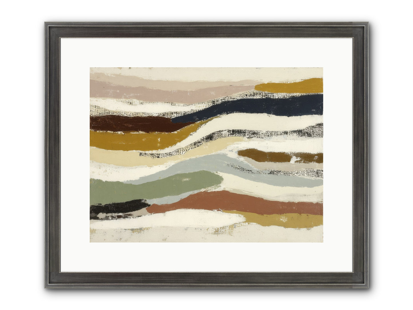 Haze No.2 Framed Print - Slimwoods Black/Silver 16x12