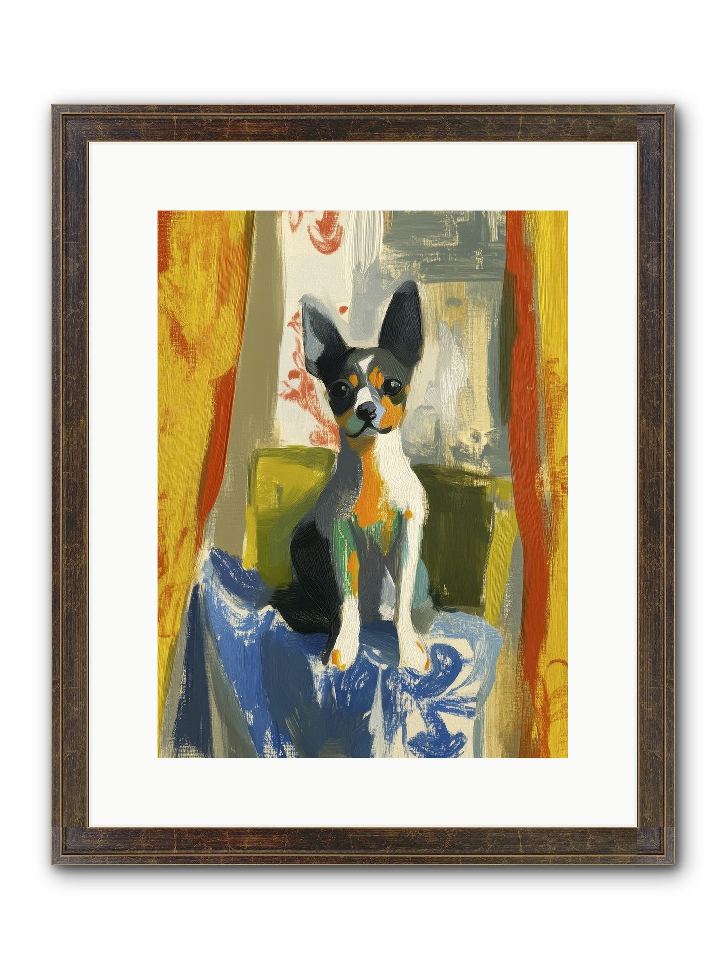 Hazel Mae Framed Print - Slimwoods Black/Gold 12x16