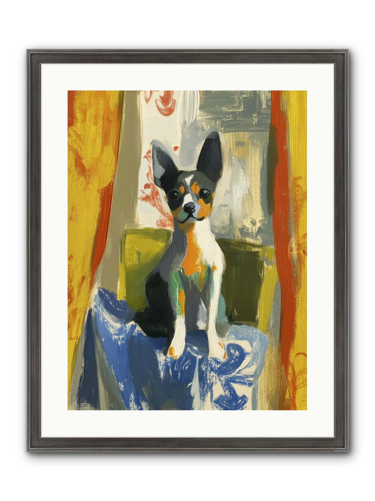 Hazel Mae Framed Print - Slimwoods Black/Silver 18x24