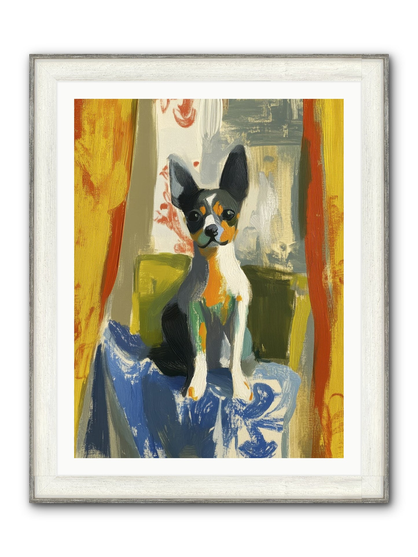 Hazel Mae Framed Print - Driftwood White 30x40