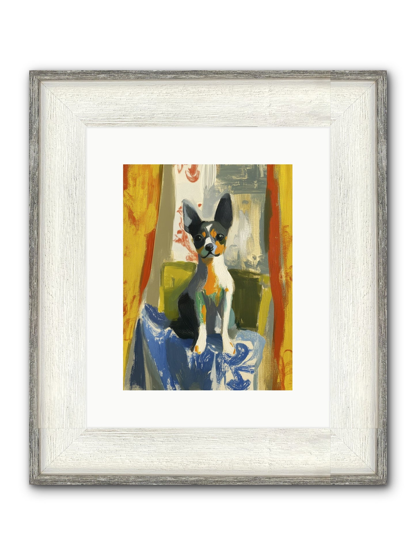 Hazel Mae Framed Print - Driftwood White 9x12