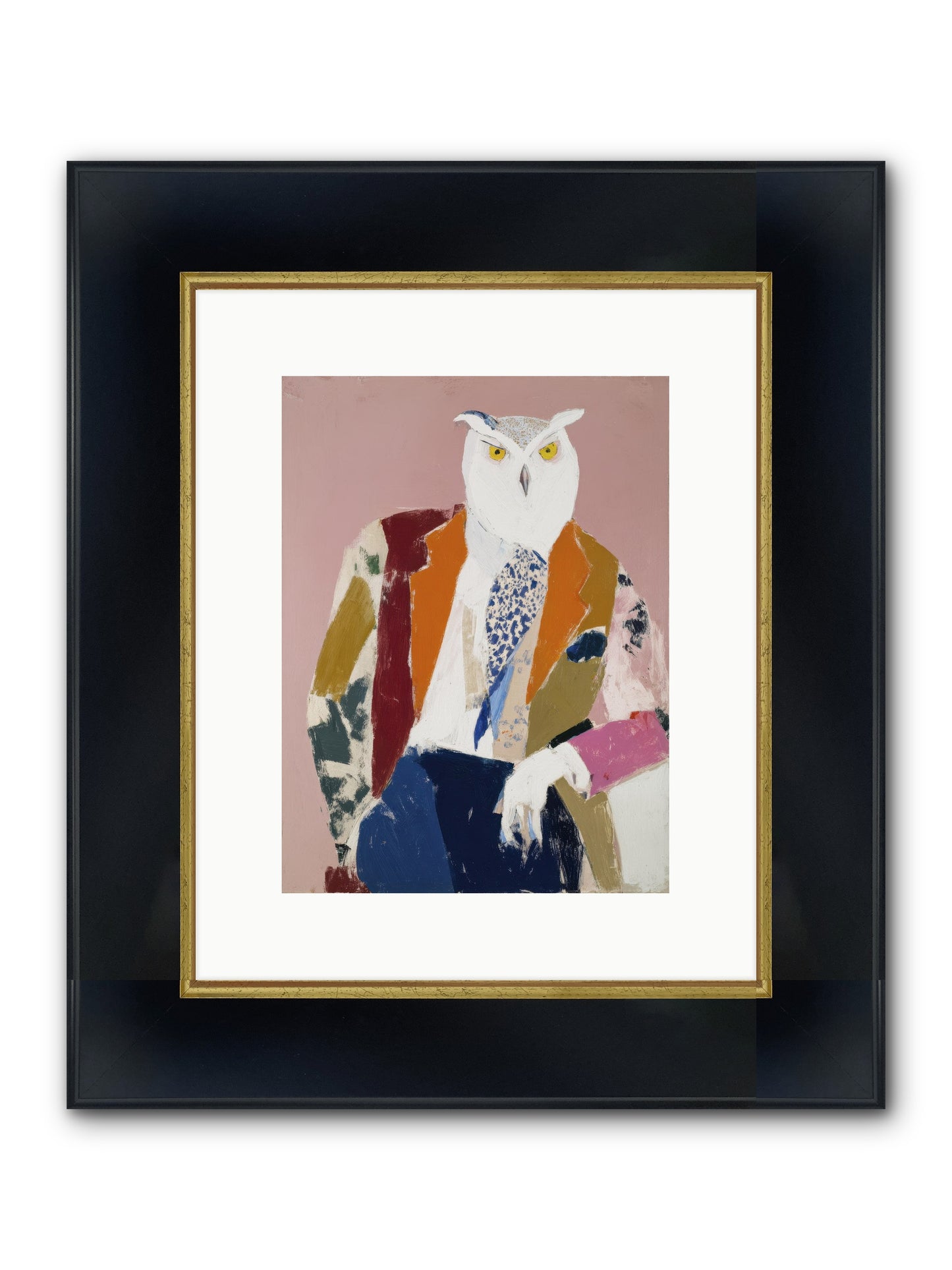 He Who Saw Through Everything Framed Print - Wide Black w/Gold 9x12